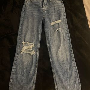 H&M jeans. Ripped/baggy size 4